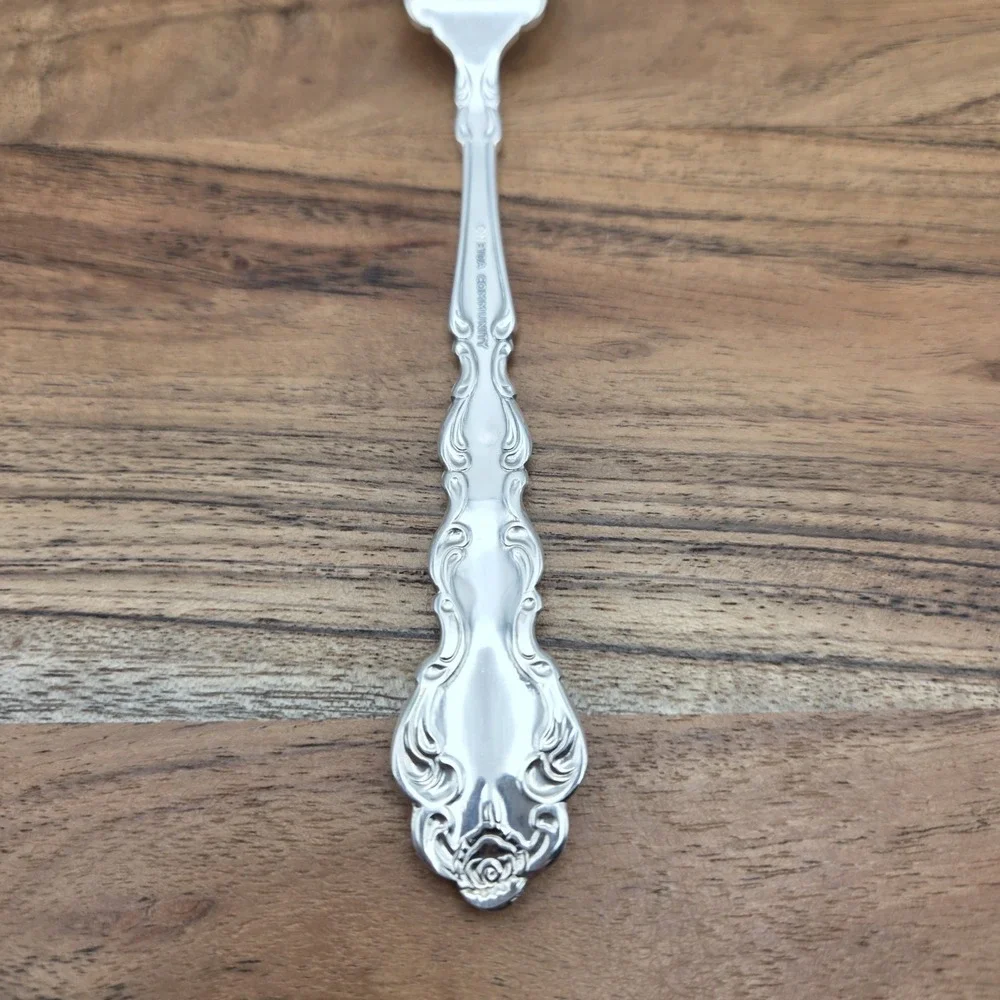 Set Of 4 Oneida Community Beethoven Silverplate Salad Forks Betty Crocker